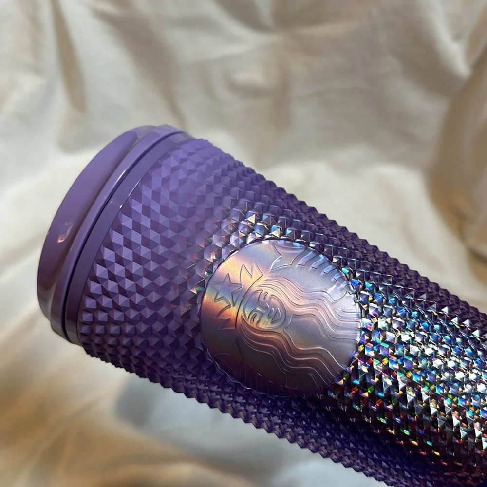 Starbucks 2023 Lilac Purple Gradient Studded Sip Top Grande Tumbler